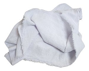 Kit 10 Pano Saco Duplo Alvejado De Chão Grande Branco 50x68