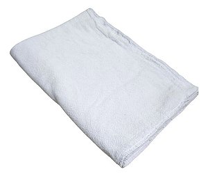 Kit 5 Pano De Chão Branco Grande Especial Extra Branco