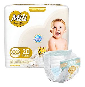 Fralda Love & Care Jumbo XXG 1X20