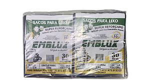 SACO PARA LIXO ALMOFADA EMBLUX 30 LITROS- FD25