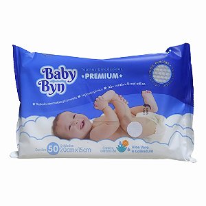 TOALHA UMEDECIDA BABY BYN 1X50FLS