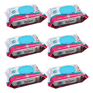 Lenço Umedecido Meu Bebê Ultra Pele Sensível - Kit 600 Uni