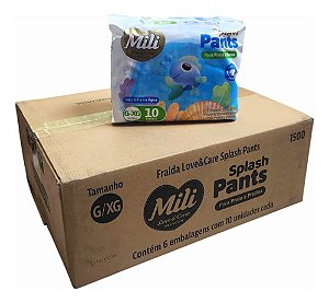 FRALDA LOVECARE PANTS SPLASH G/XG 6X10