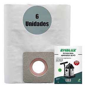 Saco Filtro Aspirador De Pó Descartável Gt20i 06 Unidades