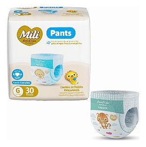 Fralda Descartável Premium Pants Shorts Calcinha Tam: G 30un