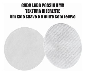 Disco De Algodão Mili Limpeza Facial Maquiagem De Pele 400un
