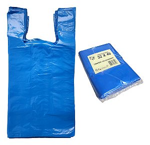 SACOLA ML AZUL 32 X 40 X 0,05