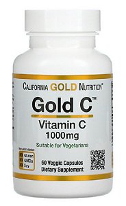 Vitamina C 1.000mg | 60 cápsulas - California GOLD Nutrition
