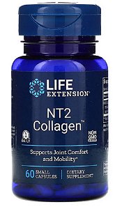 Bio Colágeno com NT2 40mg (NOVO RÓTULO) | 60 cápsulas pequenas - Life Extension
