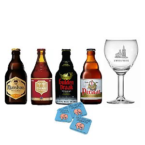 Kit Cervejas Importadas para Presente Nível Avançado