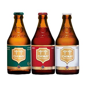 Cerveja Belga Chimay Blue 330ml com 4 unids
