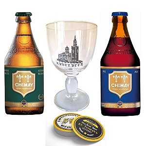 Kit Chimay Degustação + Taça Exclusiva p Presente