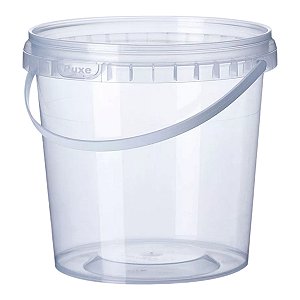 Balde Plastico Atoxico Com Lacre Para Alimentos E Outros 2,2 litros -10 unidades