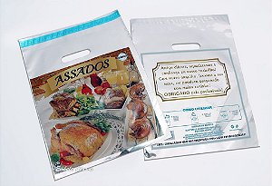 EMBALAGEM PARA FRANGO ASSADO SACOLA TÉRMICA RESISTENTE - 400 Unidades