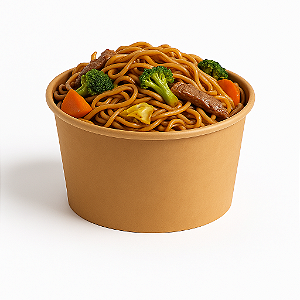 Pote Bowl Kraft 720ml C/ Tampa 10un Cereal Sopa Sorvete