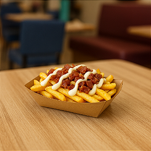 50 Uni Bandeja Barca M Kraft Food Fritas Salgados Petisco