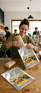 EMBALAGEM PARA HAMBÚRGUER, LANCHE, SANDUÍCHE, SACO TÉRMICO - 1000 Unidades