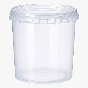 Pote Plástico Redondo com Lacre 220ml – Kit 200 Unidades