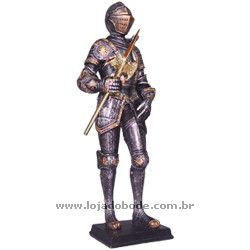 Guerreiro Medieval com Alabarda - 33cm