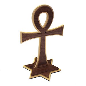 Cruz Ansata (Ankh) com Pedestal - Sanctum