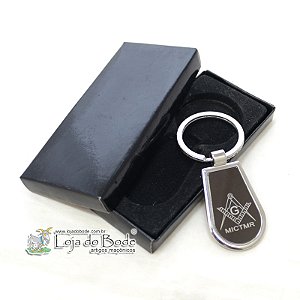 Chaveiro Metal - Esquadro e Compasso + MICTMR