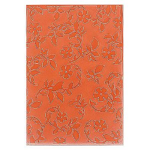 Placa de Textura Emboss 10,6 cm x 15 cm Flores