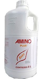 Amino Plus Galão 5 Litros Fertilizante Ajinomoto via Foliar e Fertirrigação Aminoácidos