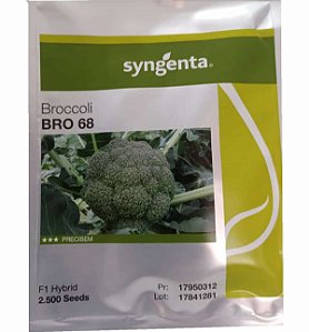 Sementes De Brócolis Híbrido Bro 68 2.500 Sementes Syngenta