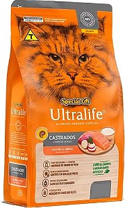 Ração Special Cat Ultralife Gatos Castrado Salmão 1 Kg