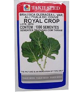 Sementes Couve Manteiga Royal Crop 1.000 Sementes Takii seed