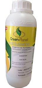 Fertilizante Foliar Fosfito De Potássio K2o 26% 1 Litro