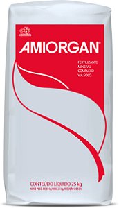 Amiorgan Fertilizante via Solo Nitrogênio Enxofre Potássio Saco com 25 Kg - ajinomoto fertilizantes