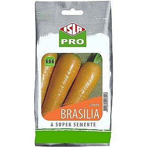 Semente Cenoura Brasilia Calibrada Isla - Pacote 50 Gramas