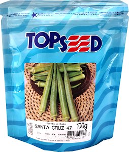 Sementes Quiabo Santa Cruz 47 Pacote 100 GRAMAS - TOPSEED