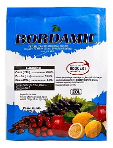 Bordamil - Calda Bordalesa Pronta - Fertilizante Sache 20 gr