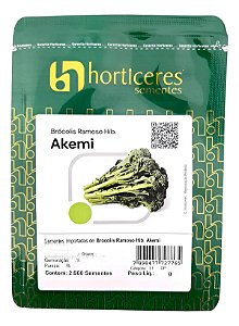 Brócolis Ramoso Hibrido Akemi 2.000 Sementes Horticeres