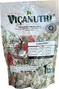 VIÇANUTRI 1 KG CALDA VIÇOSA PRONTA PARA USO VIA FOLIAR PROTEÇÃO BACTÉRIAS E FUNGOS E NUTRIÇÃO - FLORES HORTALIÇAS FRUTAS