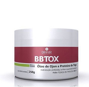 Creme Alisante BBTOX - Tratamento Óleo de Ojon e Proteína do Trigo - 250g