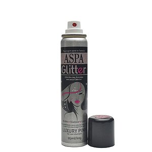 Maquiagem para Cabelos Aspa Glitter - Luxury Pink  - 95ml