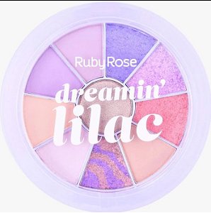 Paleta De Sombras 9 Cores - Dreamin? Lilac - HB-1075/1 - Ruby Rose