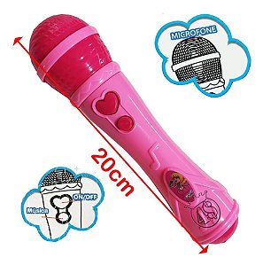 Microfone Infantil Criança Brinquedo Menino E Menina Kids