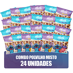 COMBO MISTO POLVILHO STITCH - 24 UNIDADES