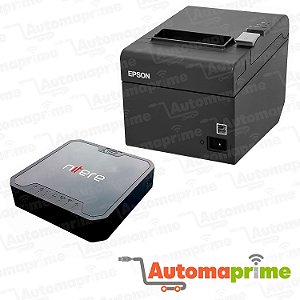 Combo SAT Fiscal NSAT 4200 USB Ethernet Nitere + Impressora Térmica de Cupom TM-T20 USB Epson