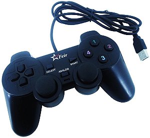Controle Para Pc Usb Joystick Original Feir