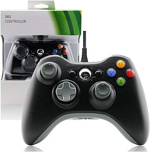 Controle de Xbox 360 Com Fio