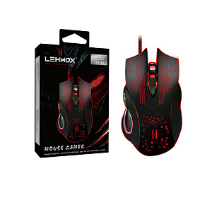 Mouse Gamer Usb Lehmox Ley-X9 2400dpi Preto