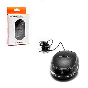 Mouse Hayom MU2914, USB, 1200 DPI, Preto