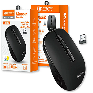 MOUSE SEM FIO BUSINESS WIRELESS 2.4G - HREBOS - HS-762