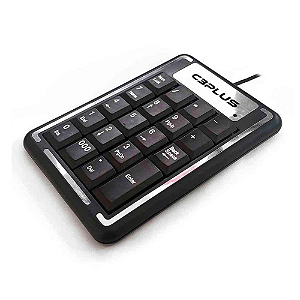 Teclado Numérico C3Plus, USB, Preto