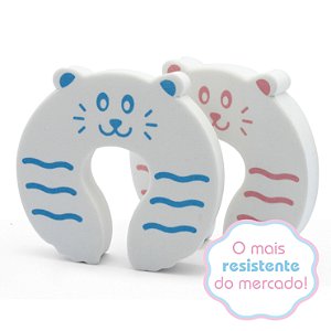 Salva Dedos Protetor de Portas - Gatinho - Trava Portas - 2 peças